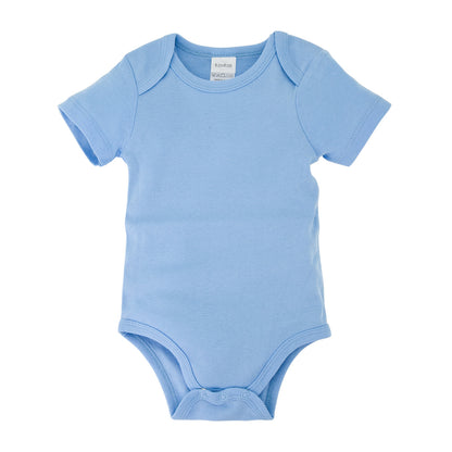 Plain cotton short sleeve newborn clothes