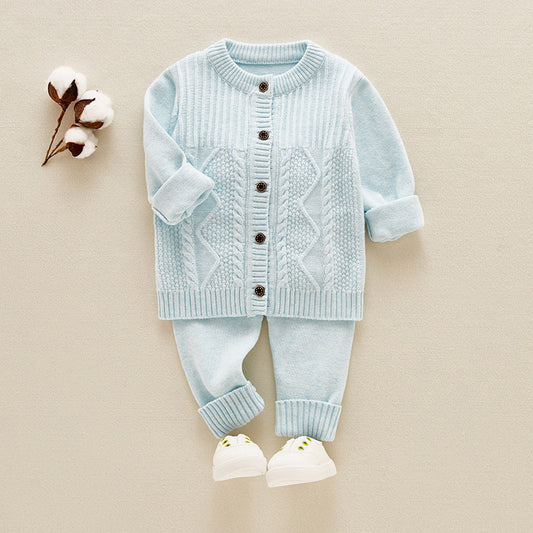 Infant Sweater Cotton Knitted Children's Suit