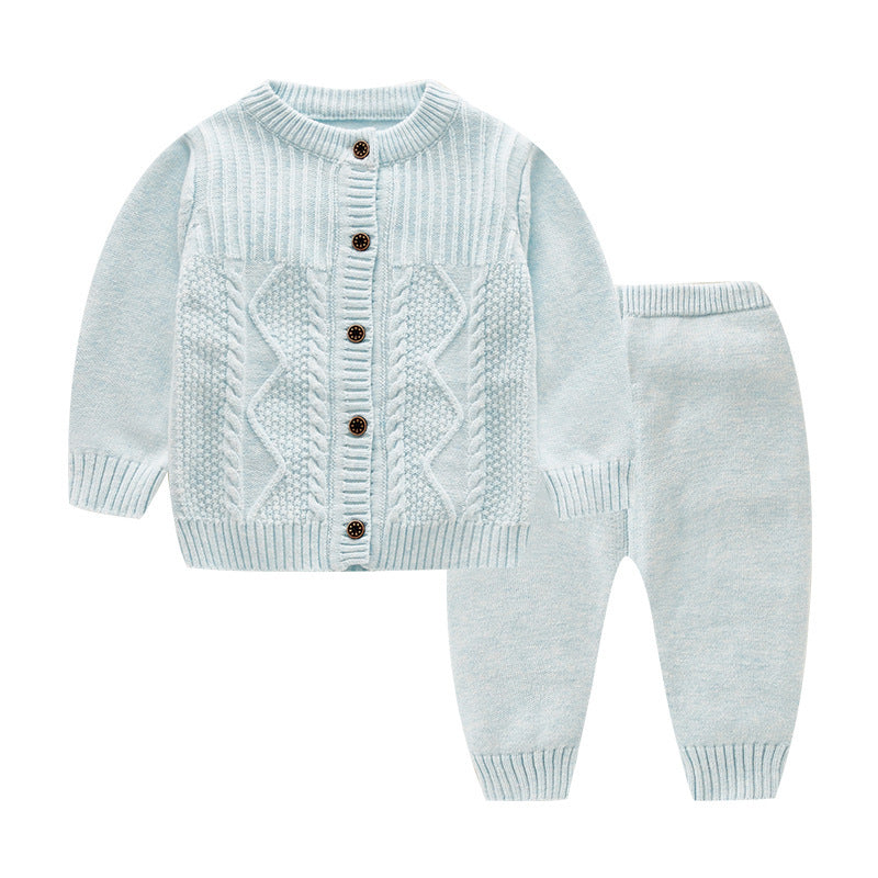 Infant Sweater Cotton Knitted Children's Suit