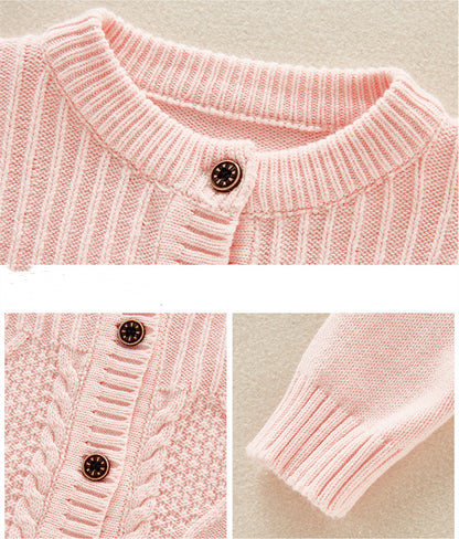 Infant Sweater Cotton Knitted Children's Suit